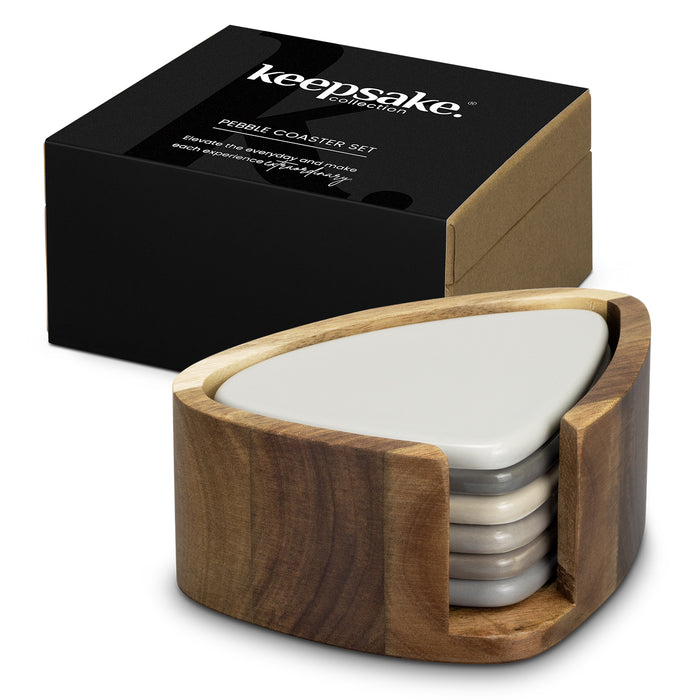 Keepsake Pebble Coaster Set
