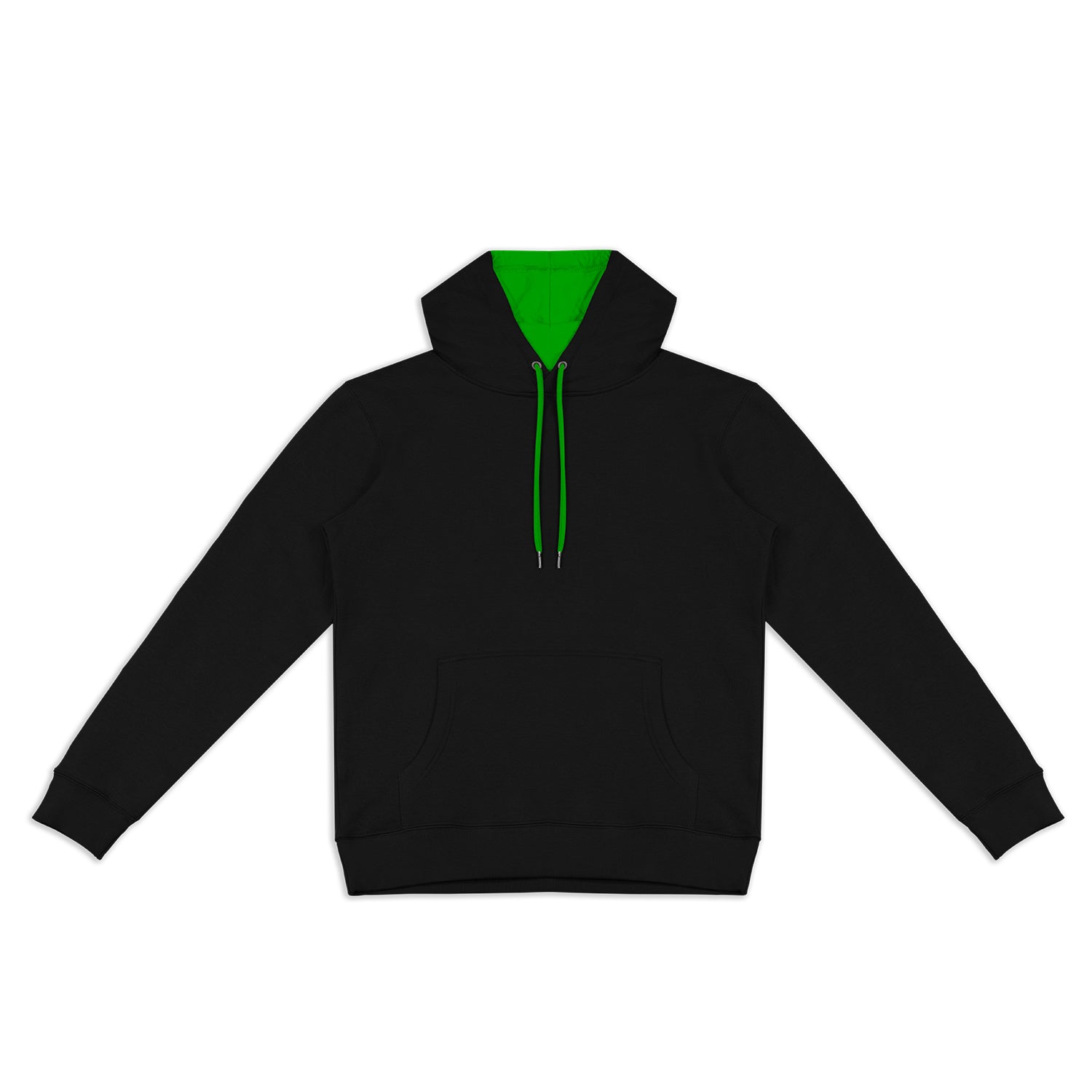 Black/Bright Green