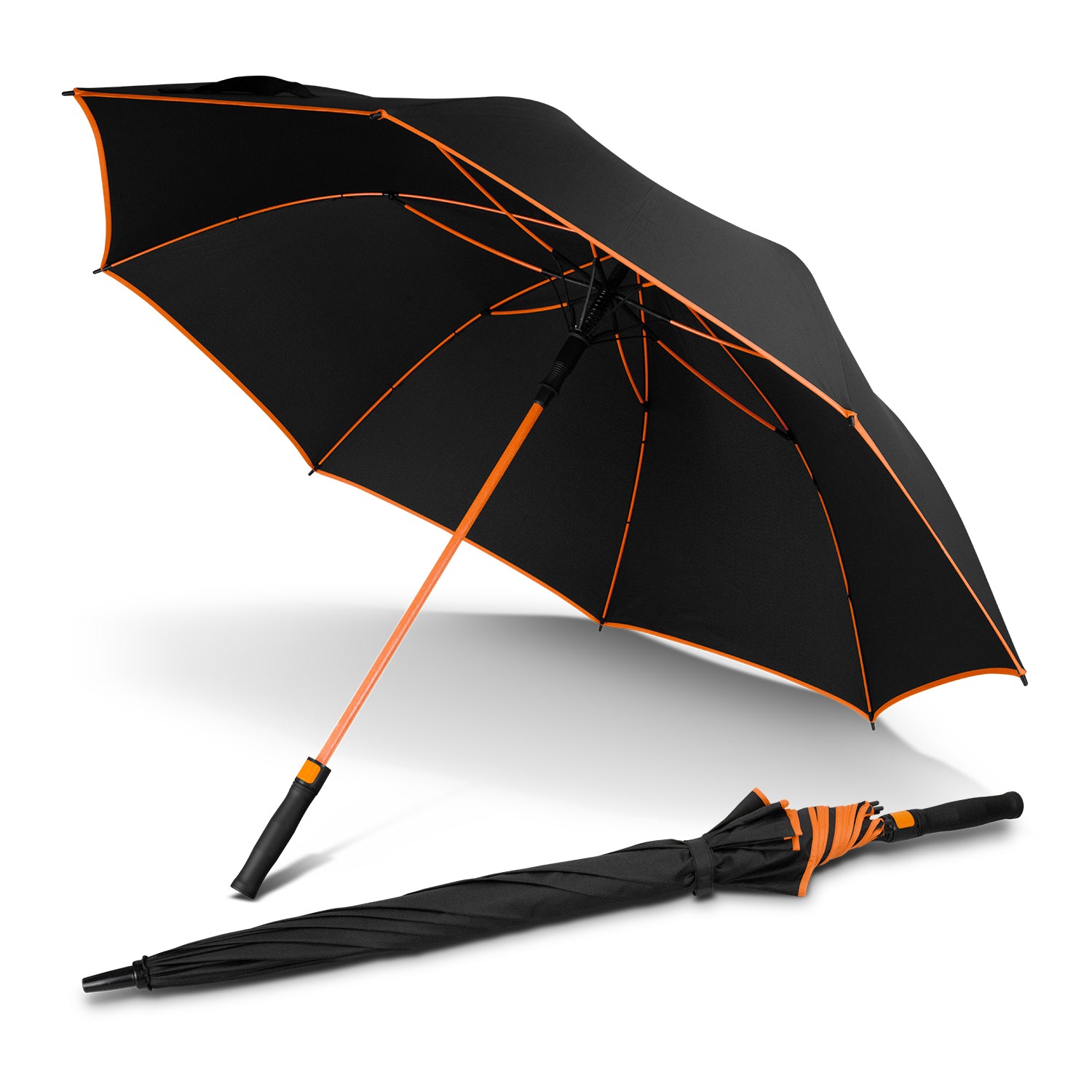Black/Orange
