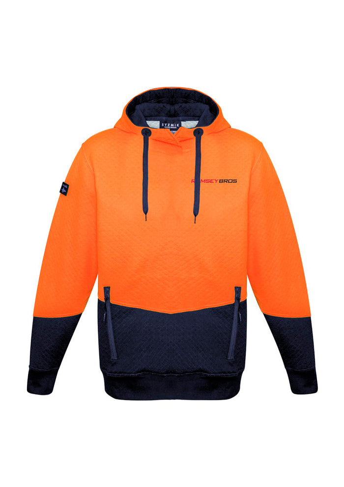 Hi Vis Textured Jacquard Hoodie
