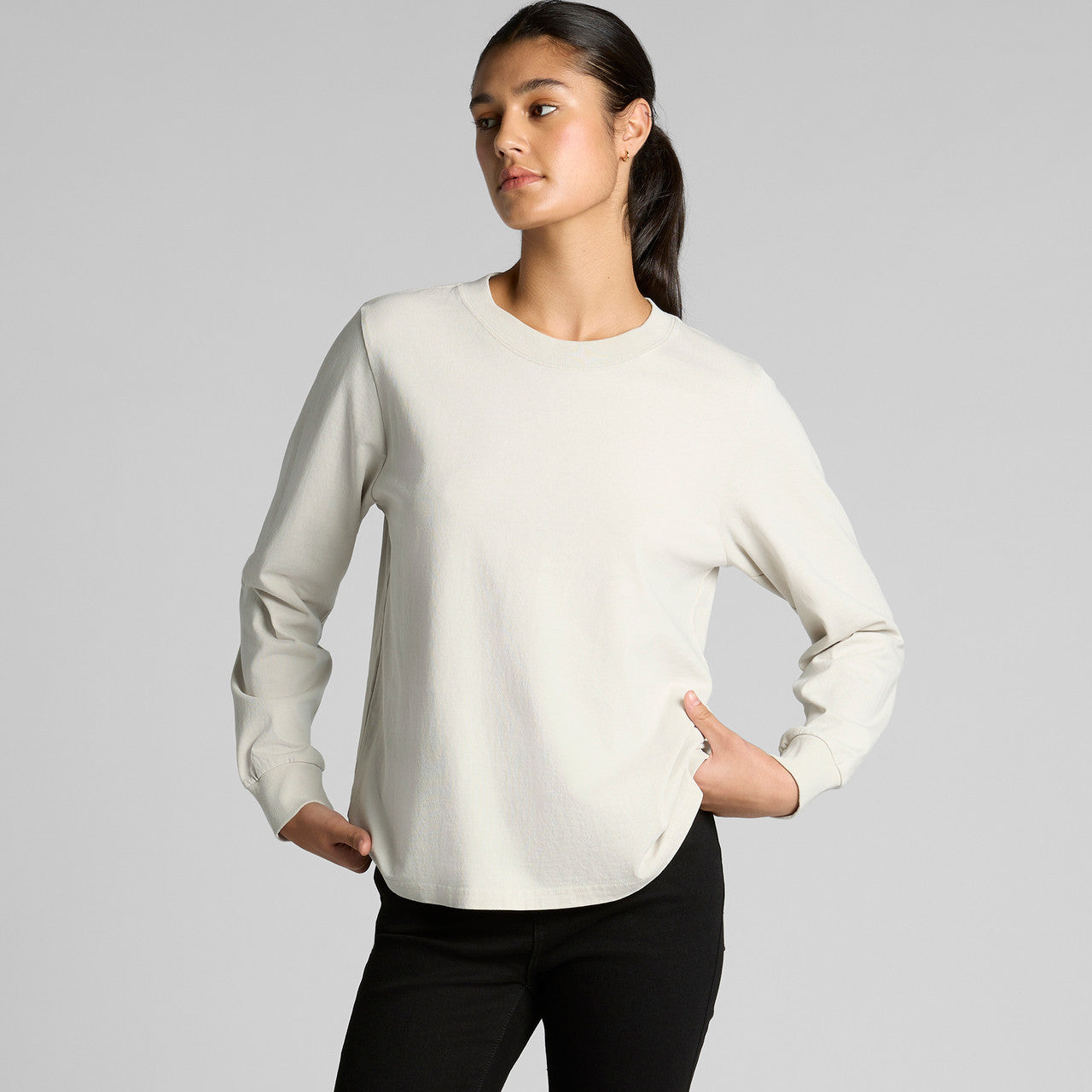 AS Colour Wo's Heavy Faded L/S Tee 4083