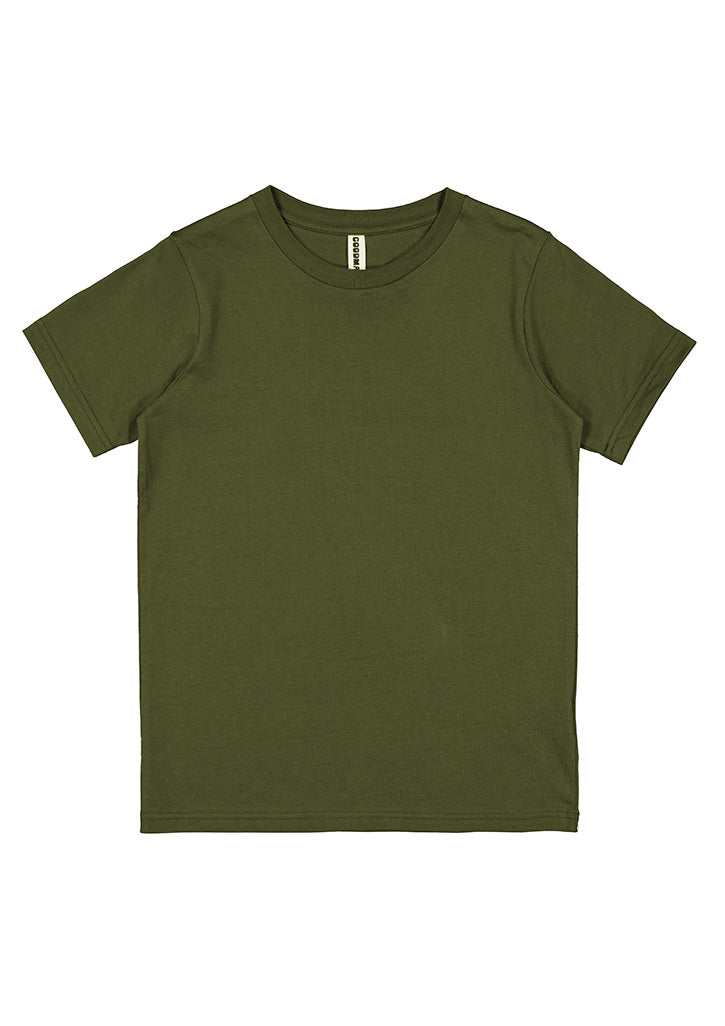 Kids Basis Short Sleeve Tee - Army
