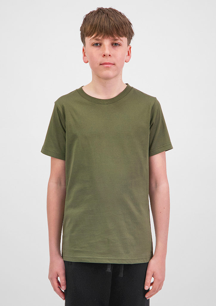 Youth Basis Short Sleeve Tee - Army