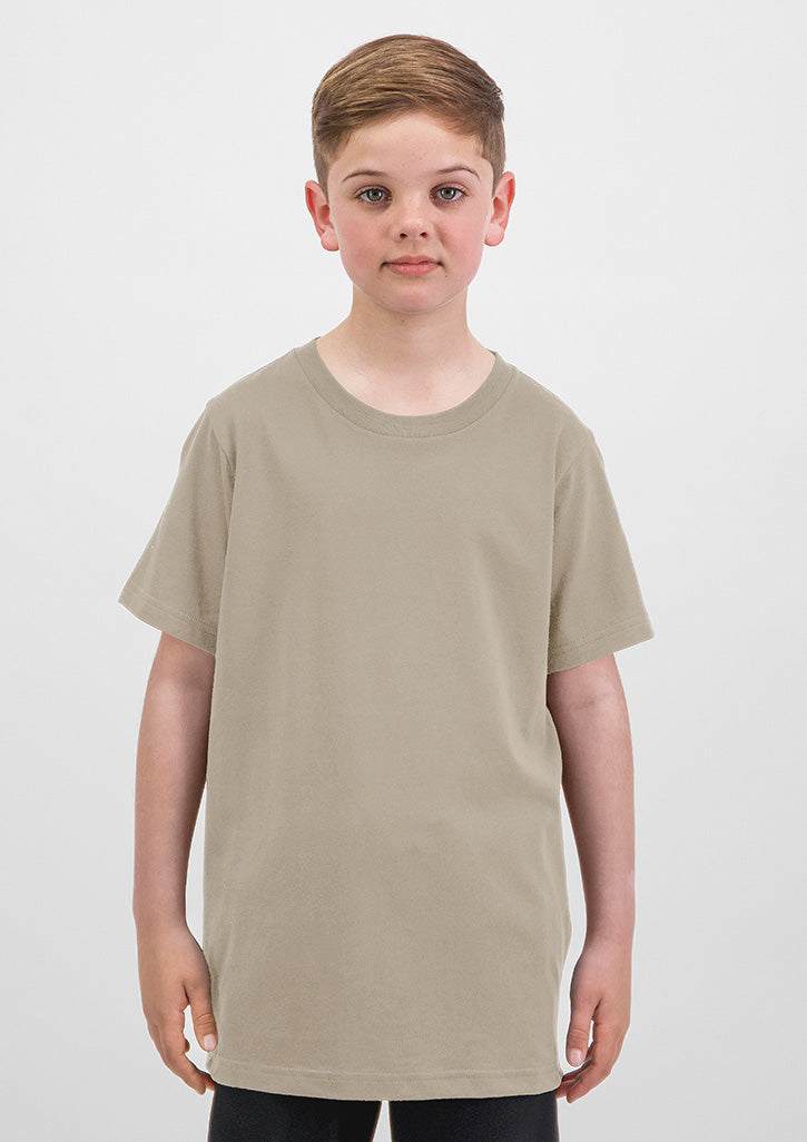 Kids Basis Short Sleeve Tee - Biscuit