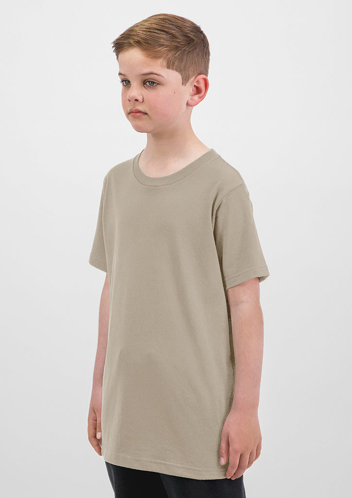 Kids Basis Short Sleeve Tee - Biscuit