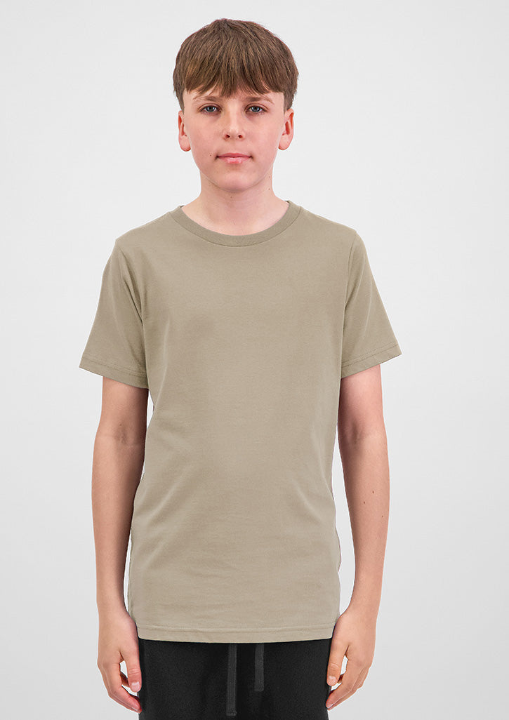 Youth Basis Short Sleeve Tee - Biscuit