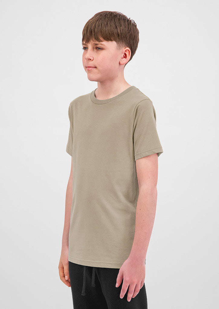 Youth Basis Short Sleeve Tee - Biscuit