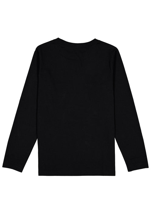 Kids Basis Long Sleeve Tee - Black