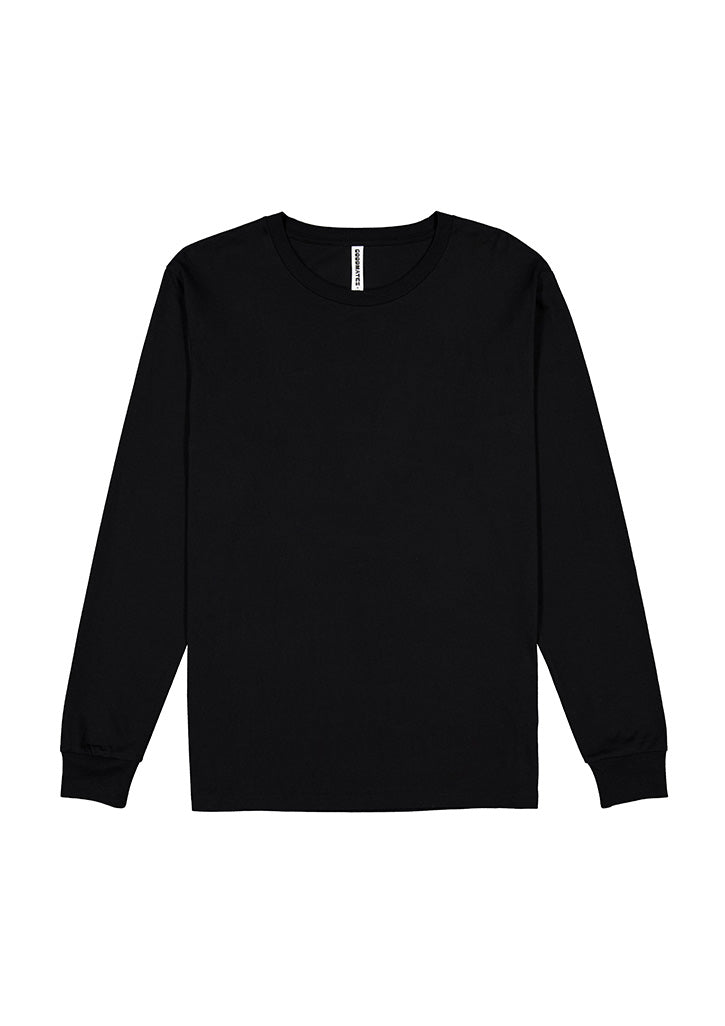 Mens Basis Long Sleeve Tee - Black