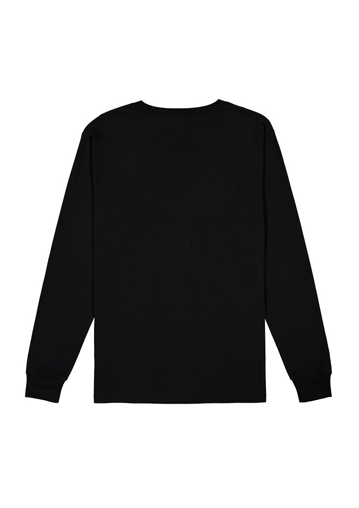 Mens Basis Long Sleeve Tee - Black