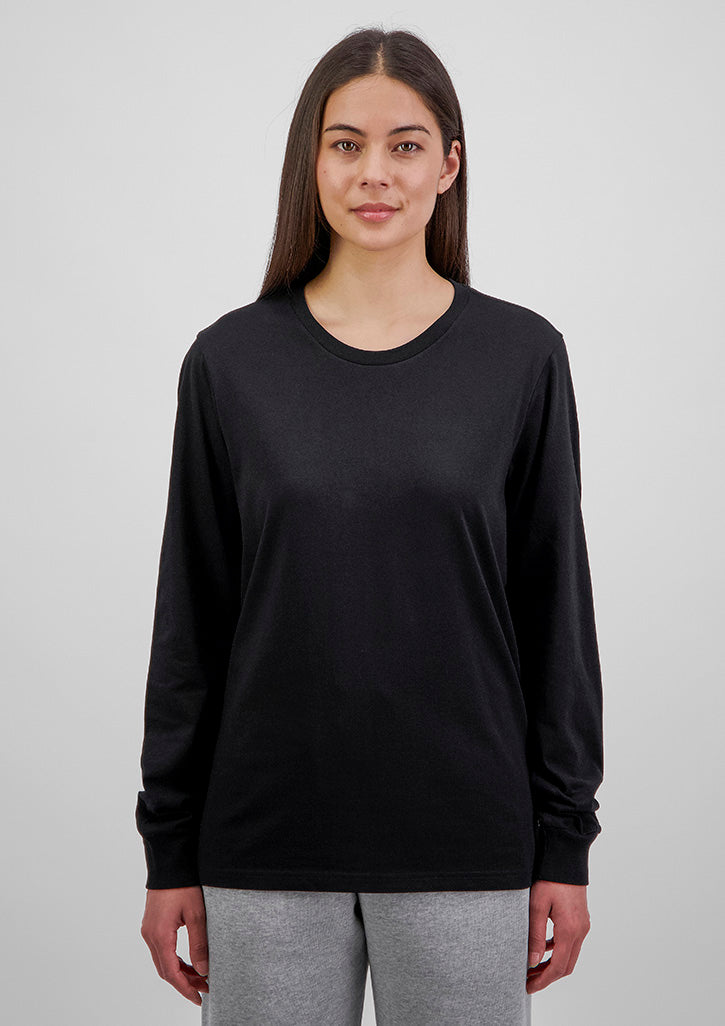 Womens Basis Long Sleeve Tee - Black