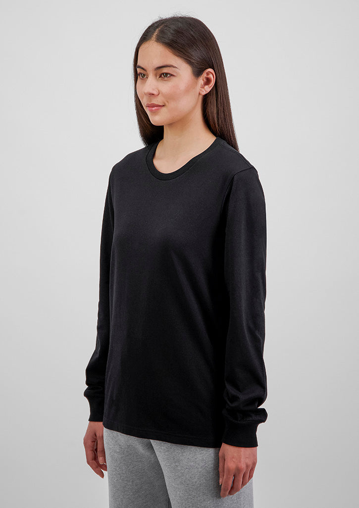 Womens Basis Long Sleeve Tee - Black