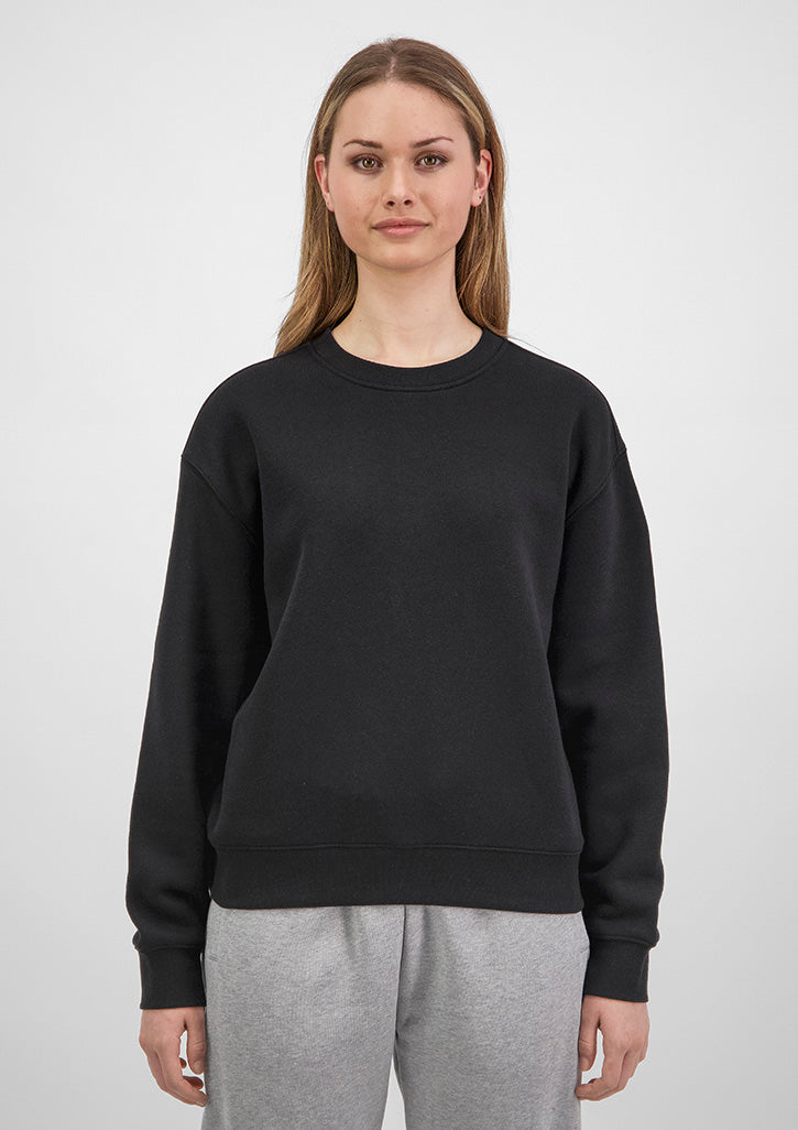 Womens Everyday Crew Sweatshirt - Black