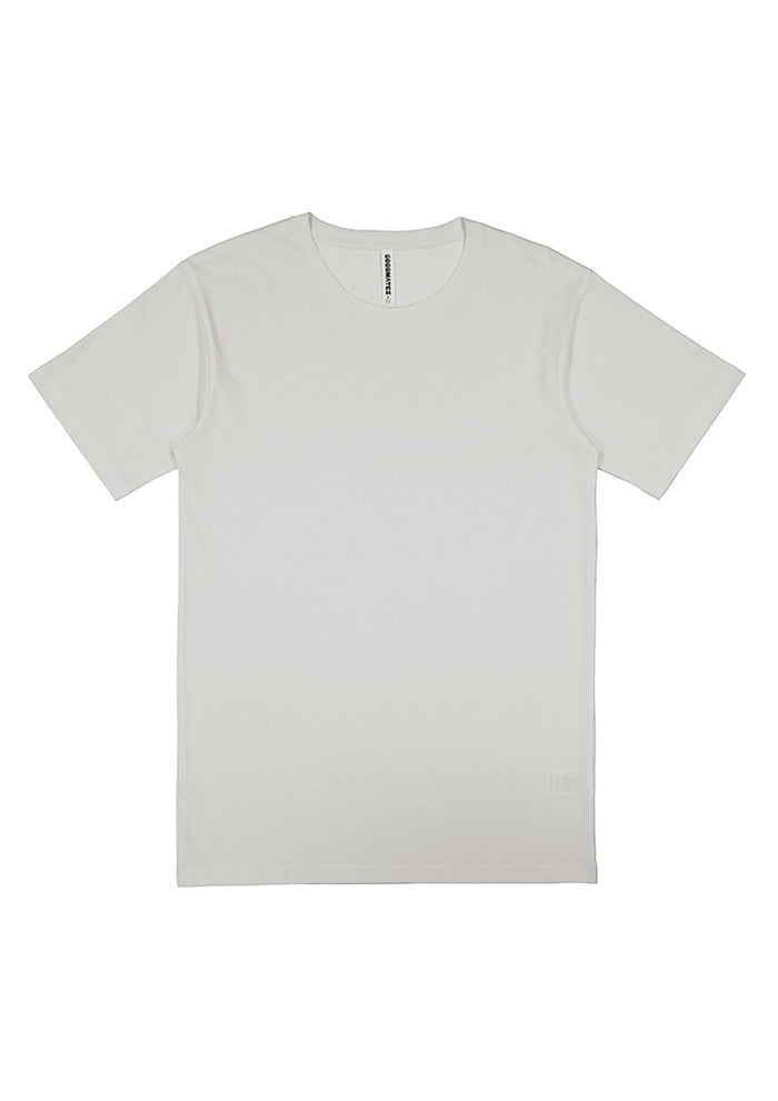 Mens Basis Short Sleeve Tee - Ecru