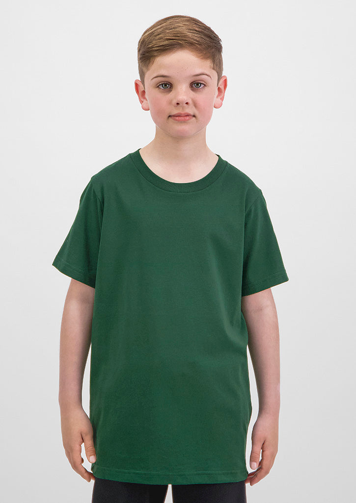 Kids Basis Short Sleeve Tee - Forest