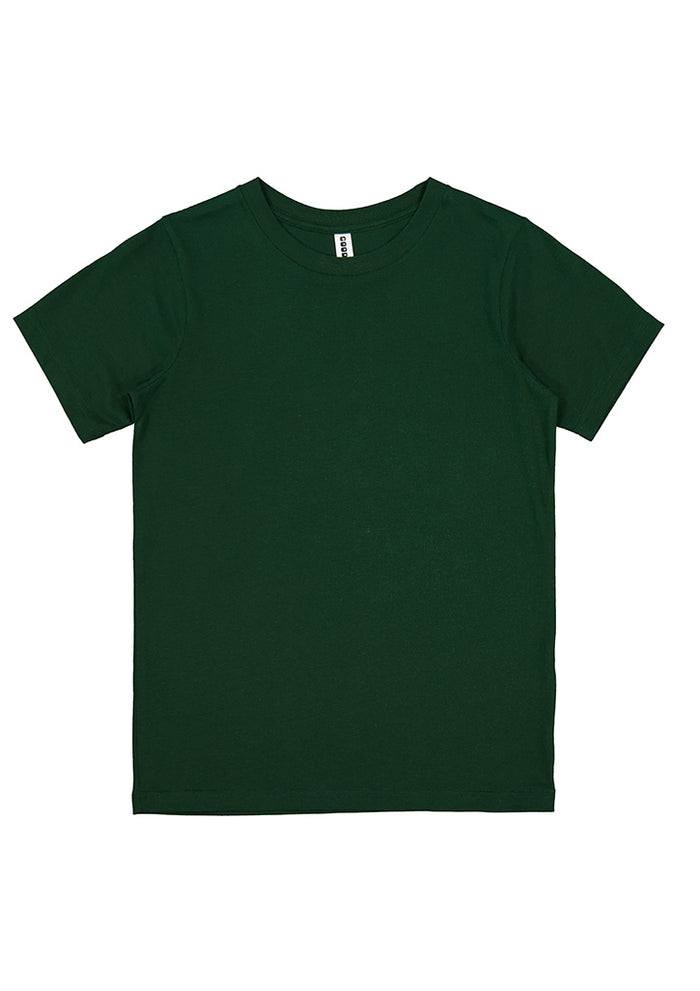 Kids Basis Short Sleeve Tee - Forest