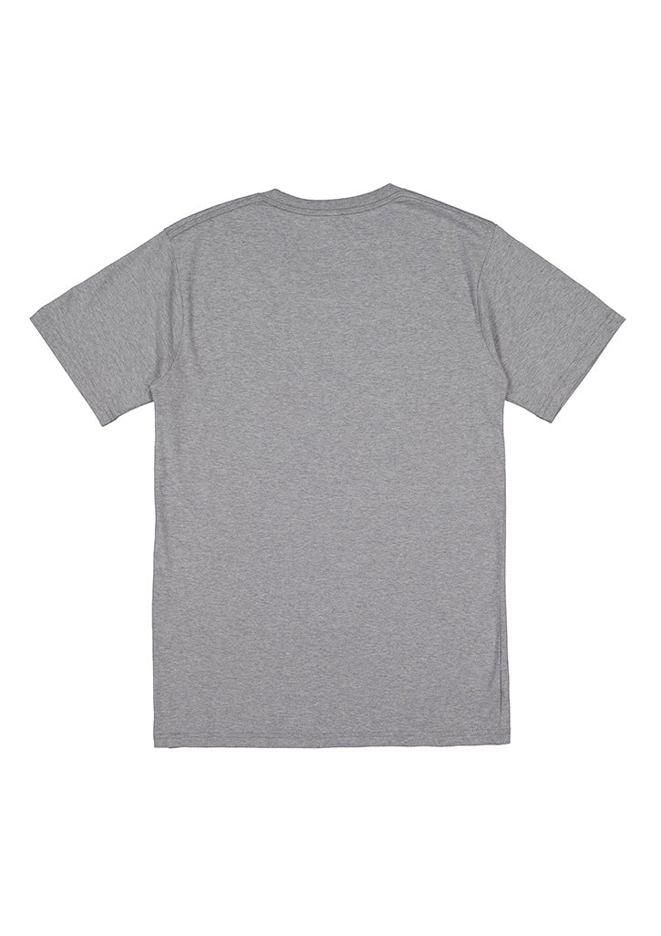 Mens Basis Short Sleeve Tee - Grey Marle