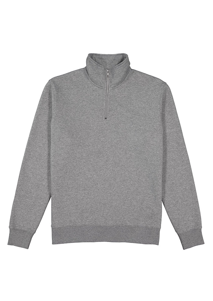 Mens Everyday 1/4 Zip - Grey Marle