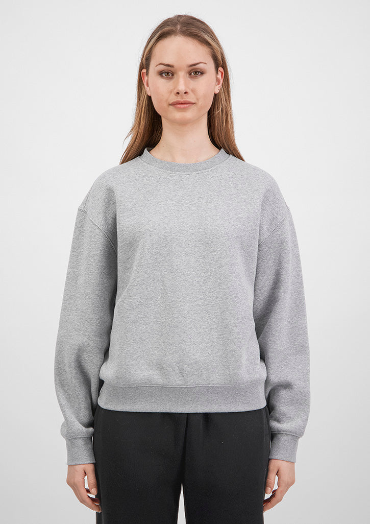 Womens Everyday Crew Sweatshirt - Grey Marle