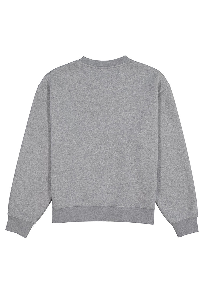 Womens Everyday Crew Sweatshirt - Grey Marle