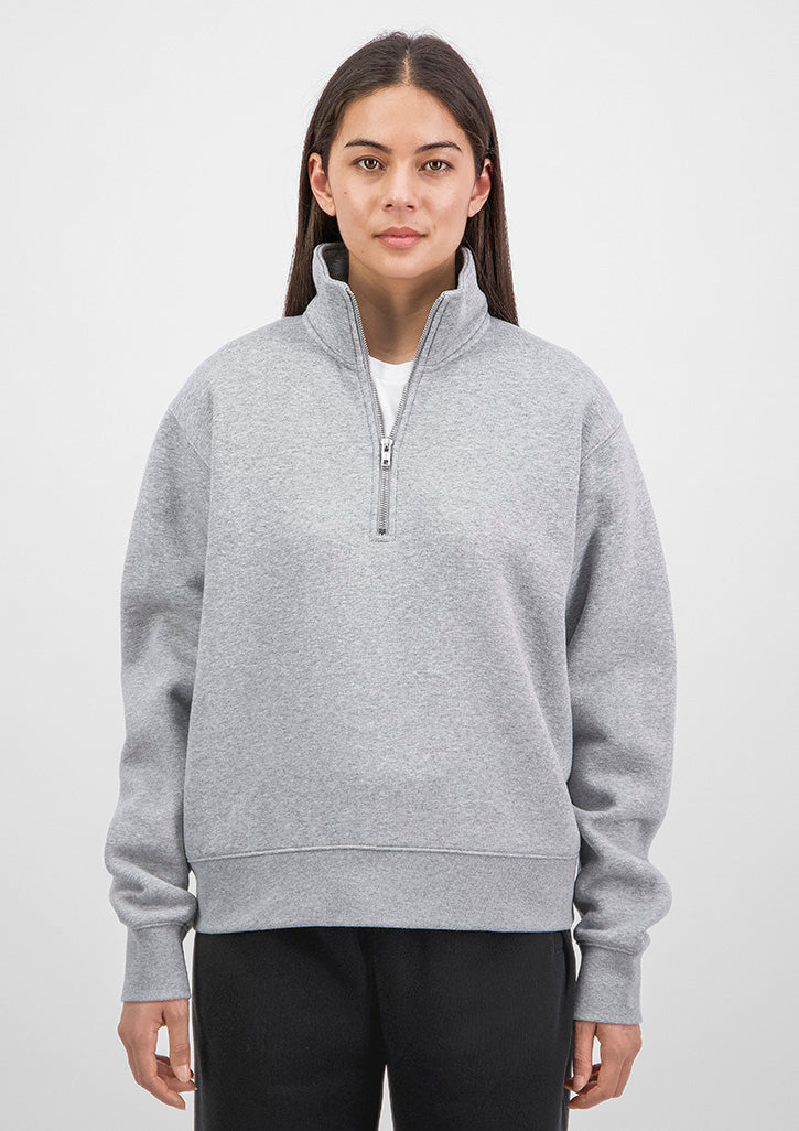 Womens Everyday 1/4 Zip - Grey Marle