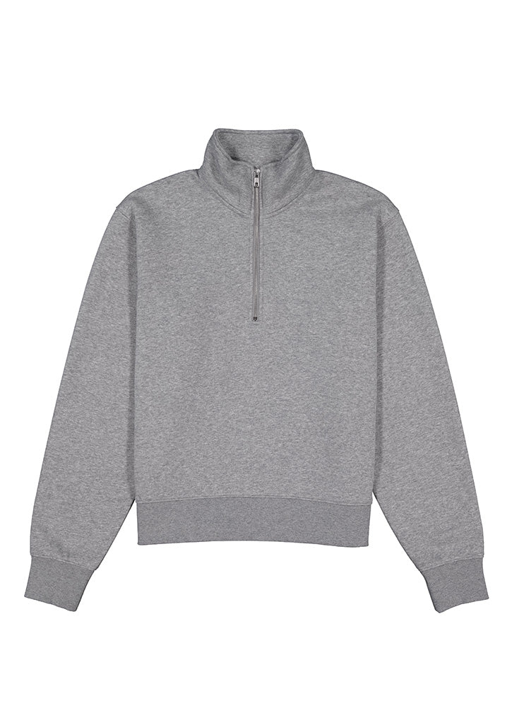 Womens Everyday 1/4 Zip - Grey Marle