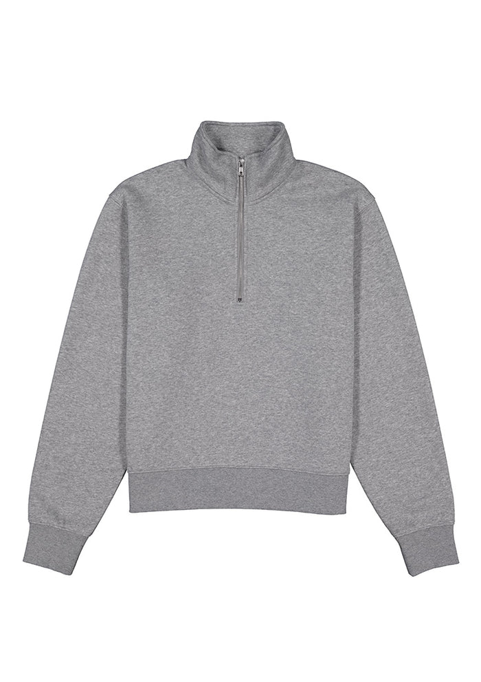 Womens Everyday 1/4 Zip - Grey Marle
