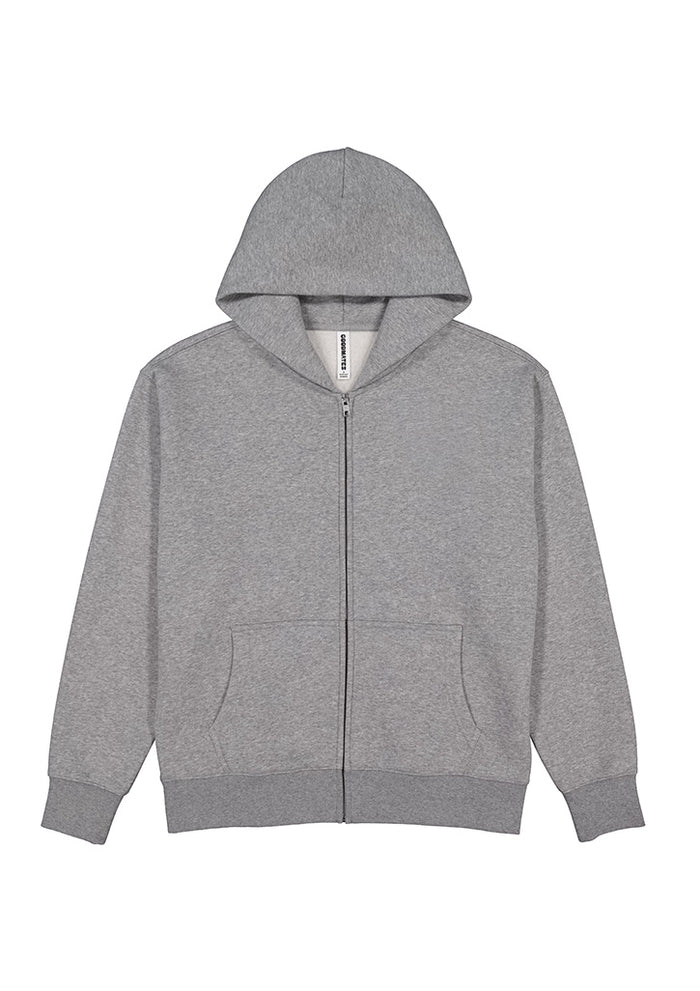 Womens Everyday Zip Hoodie - Grey Marle