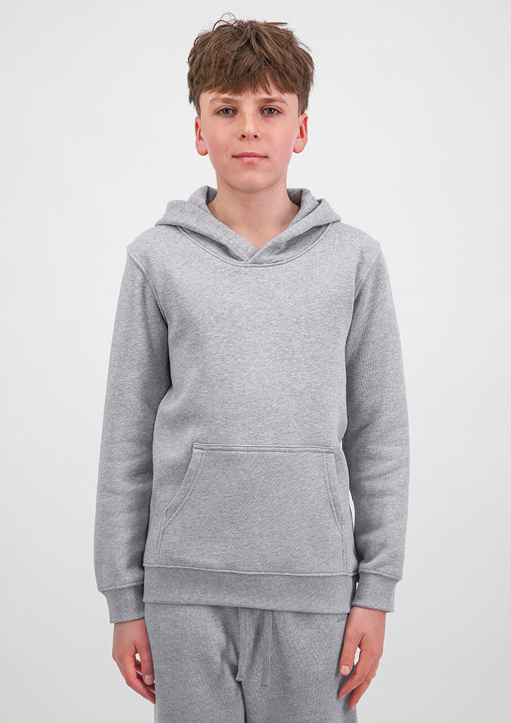 Youth Basis Hoodie - Grey Marle