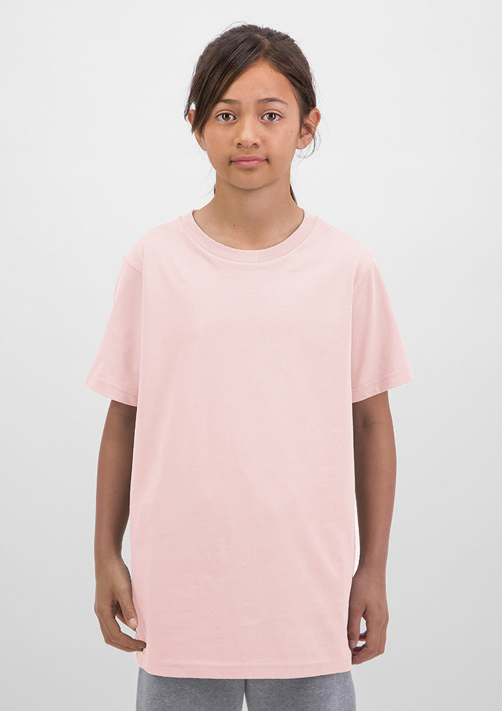 Kids Basis Short Sleeve Tee - Pink