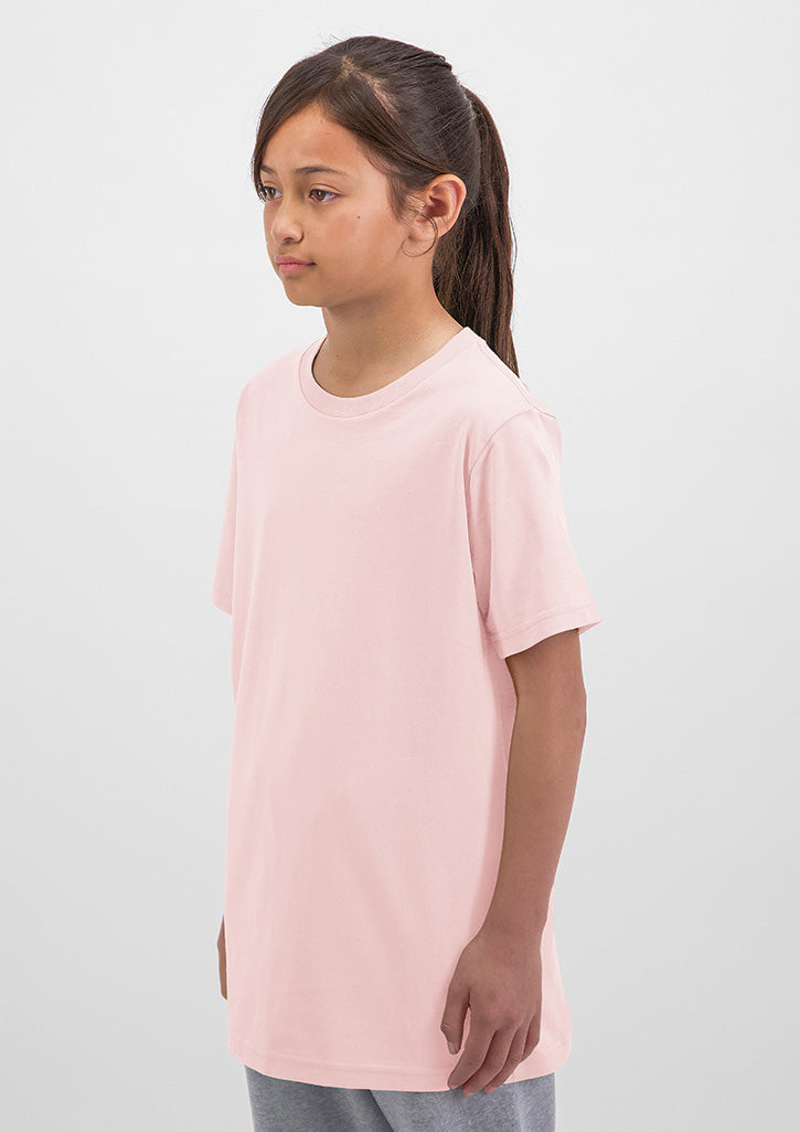 Kids Basis Short Sleeve Tee - Pink