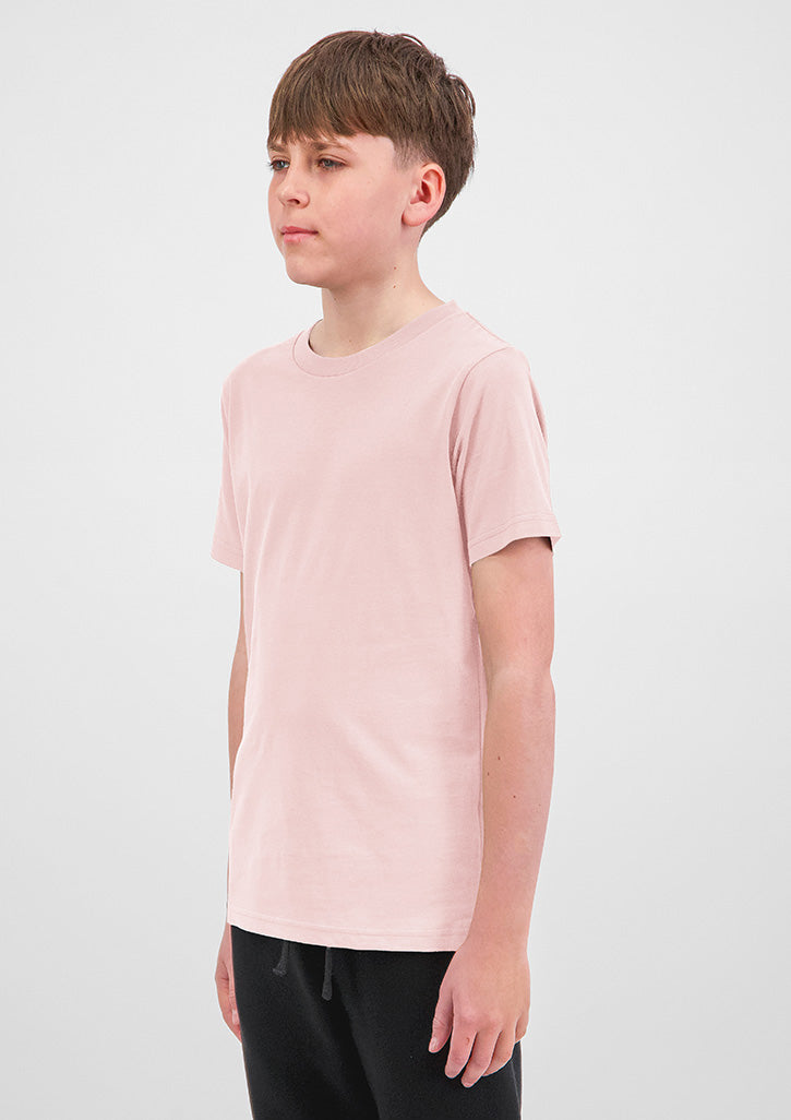 Youth Basis Short Sleeve Tee - Pink