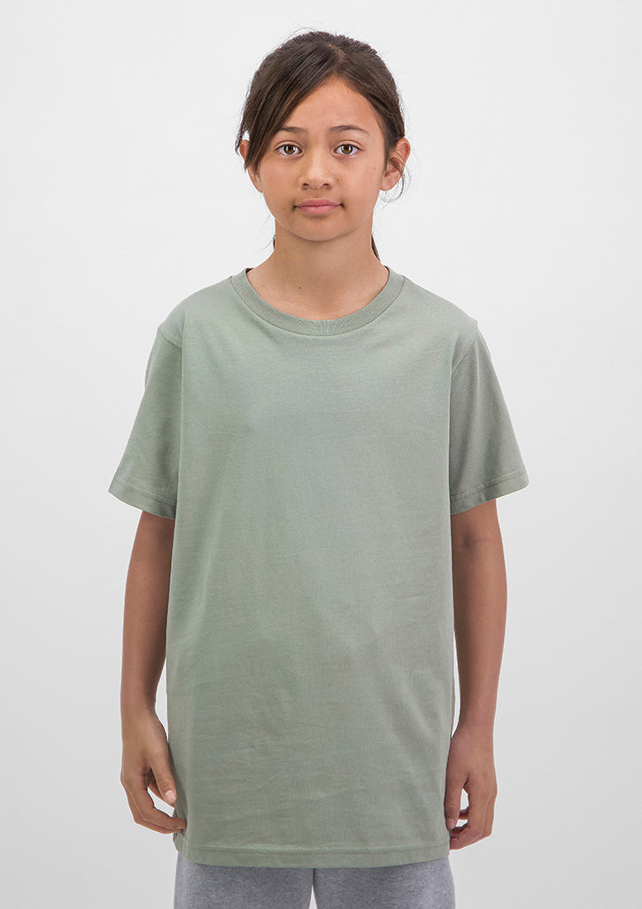 Kids Basis Short Sleeve Tee - Pistachio