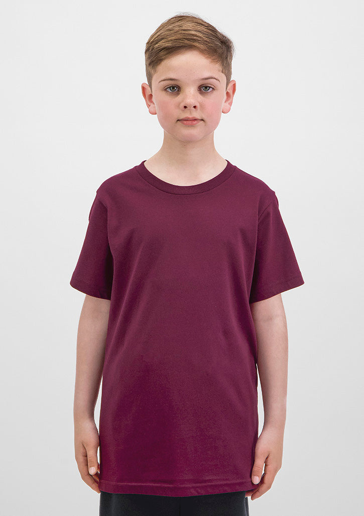 Kids Basis Short Sleeve Tee - Plum