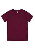 Youth Basis Short Sleeve Tee - Plum