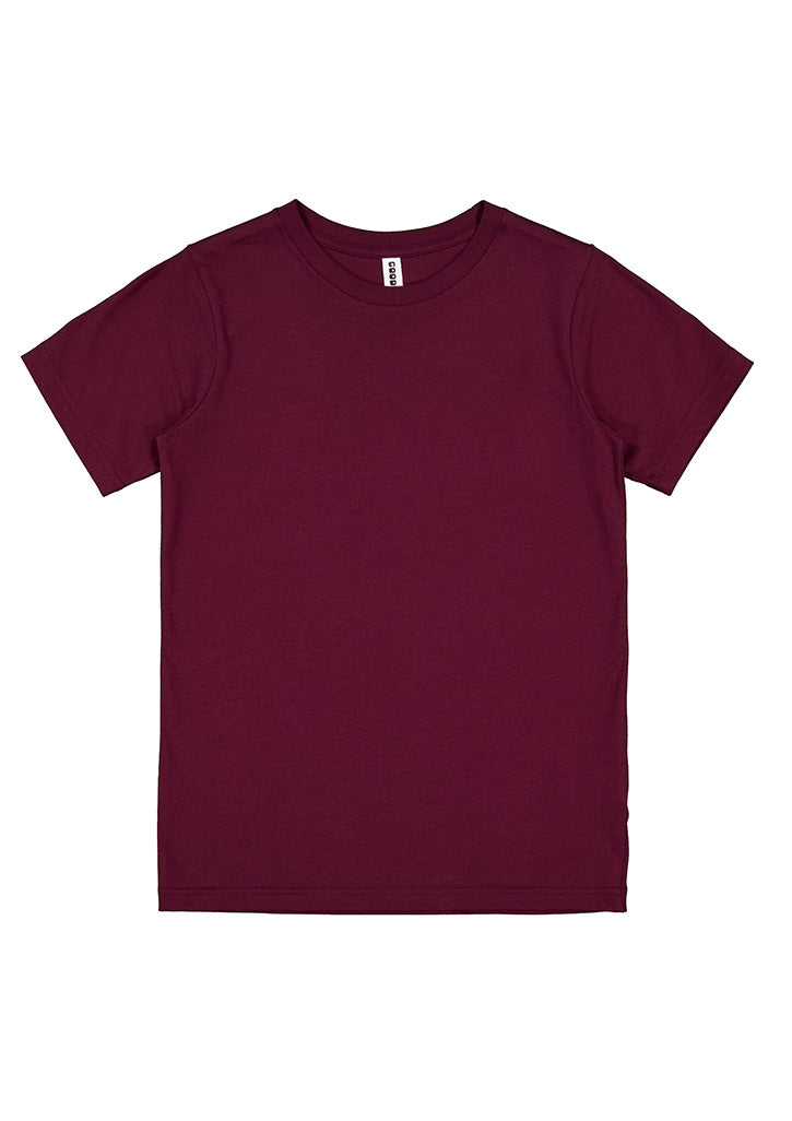 Youth Basis Short Sleeve Tee - Plum