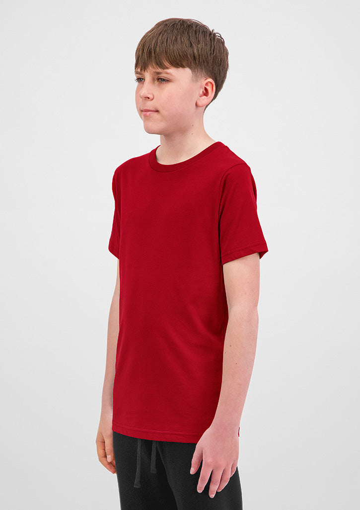 Youth Basis Short Sleeve Tee - Red