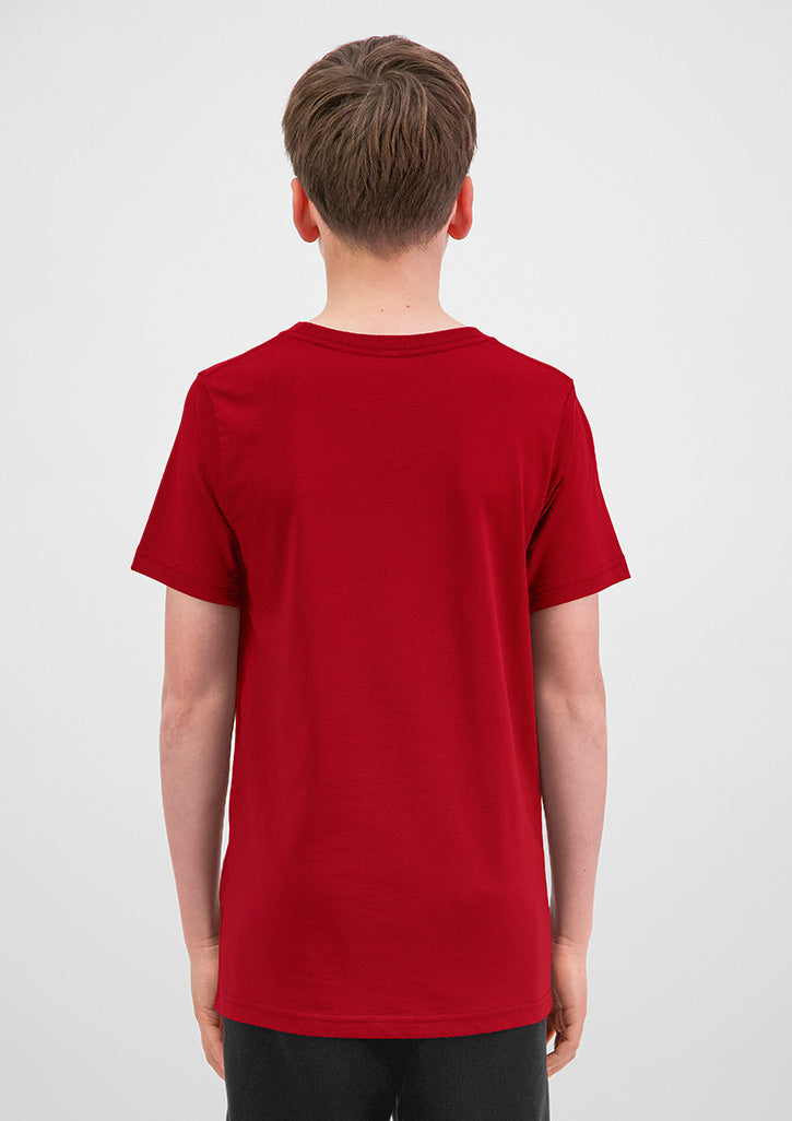 Youth Basis Short Sleeve Tee - Red