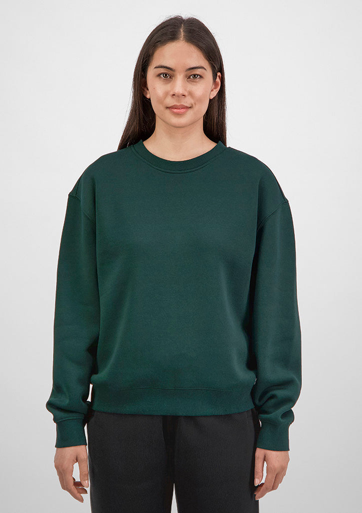 Womens Everyday Crew Sweatshirt - Scarab Green