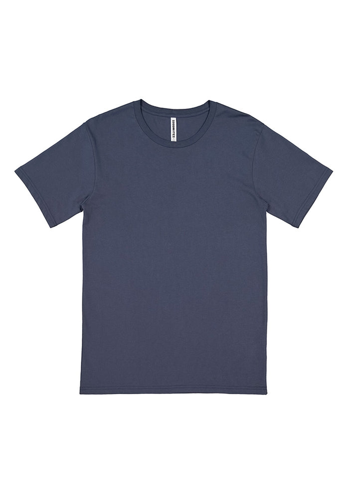 Mens Basis Short Sleeve Tee - Steel Blue