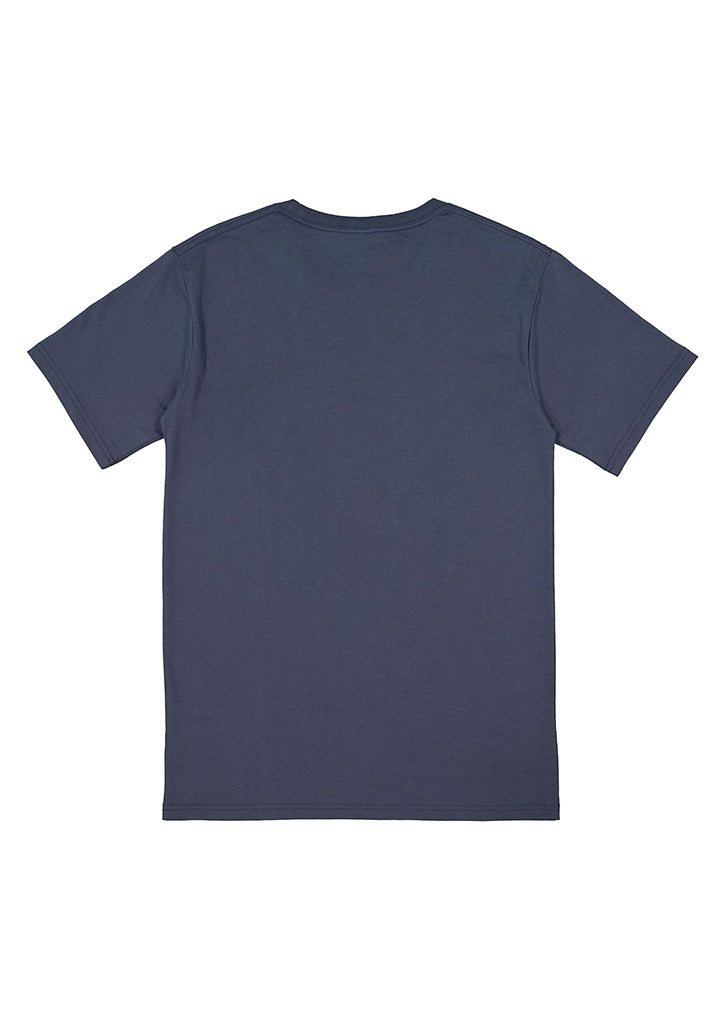Mens Basis Short Sleeve Tee - Steel Blue