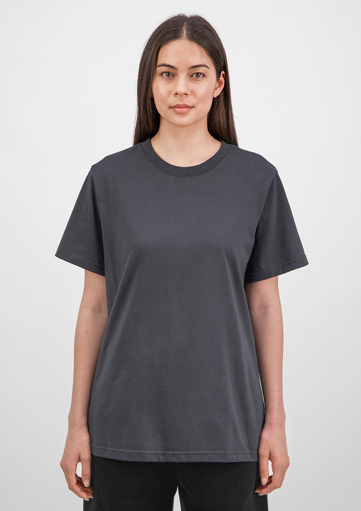 Womens Everyday Short Sleeve Tee - Washed Black
