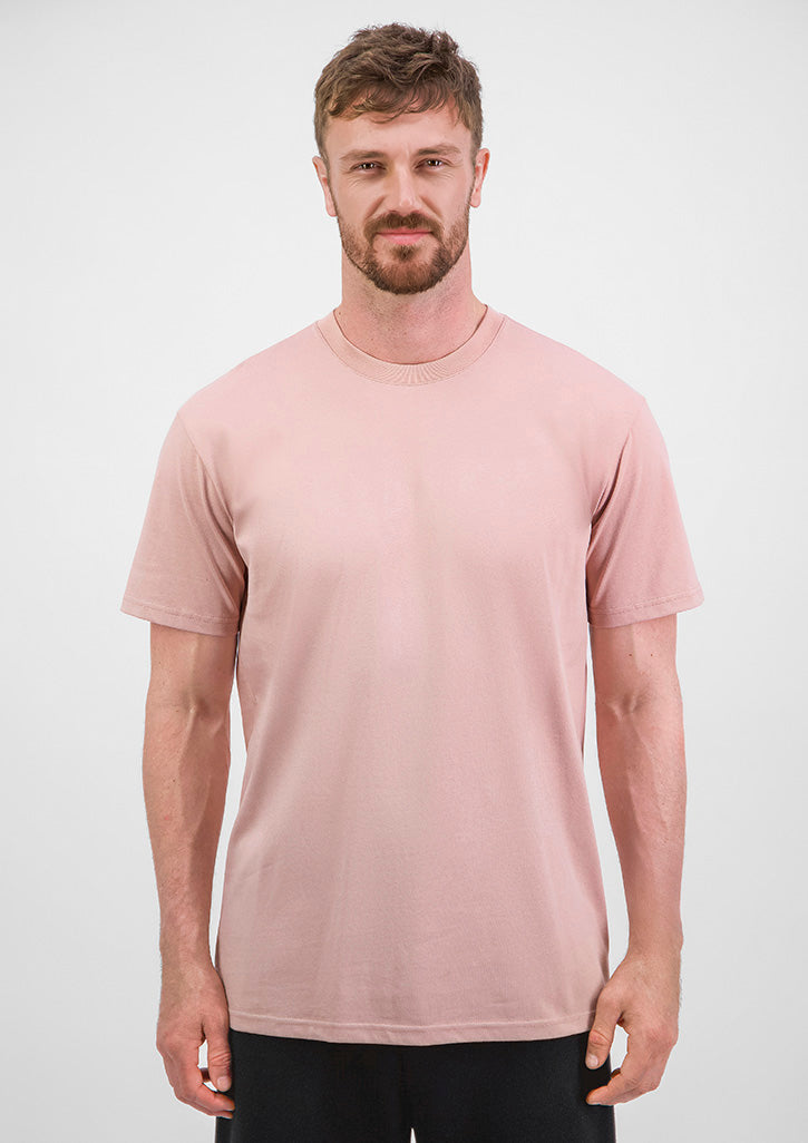 Mens Everyday Short Sleeve Tee - Washed Pink