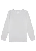 Kids Basis Long Sleeve Tee - White