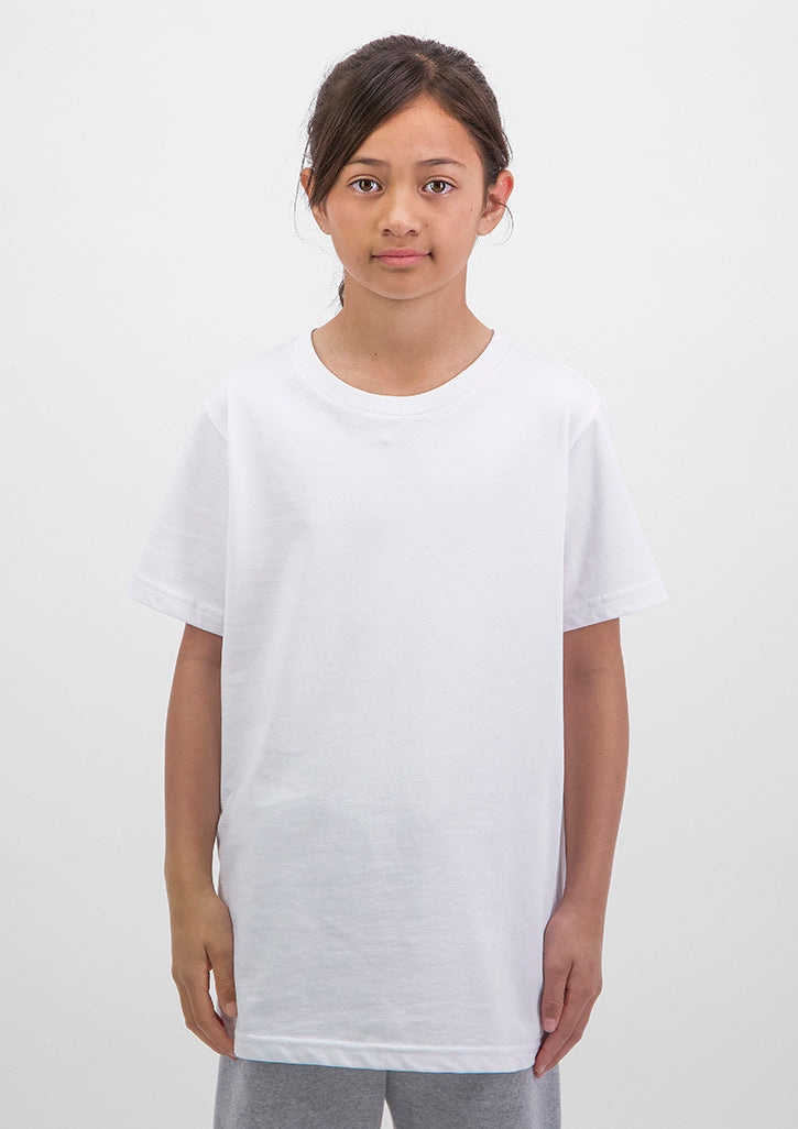 Kids Basis Short Sleeve Tee - White