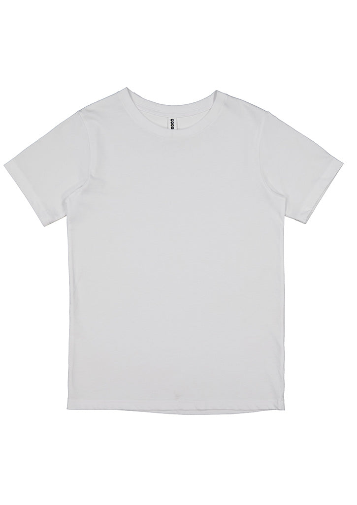 Kids Basis Short Sleeve Tee - White