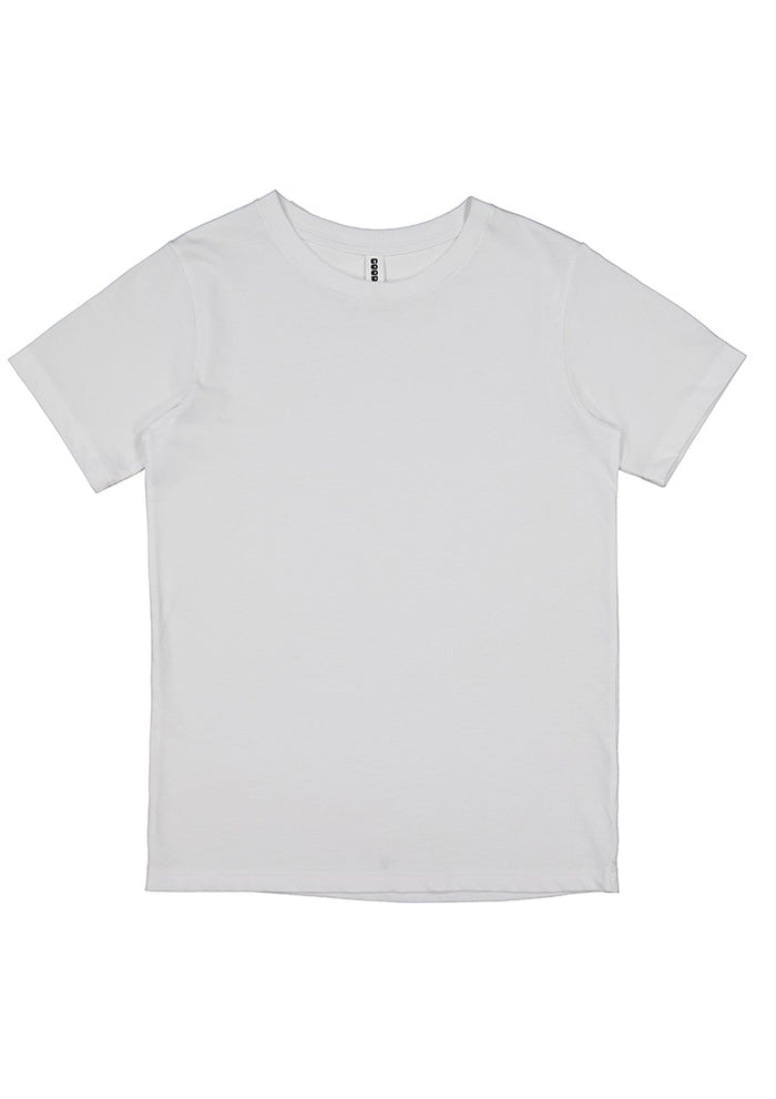 Kids Basis Short Sleeve Tee - White