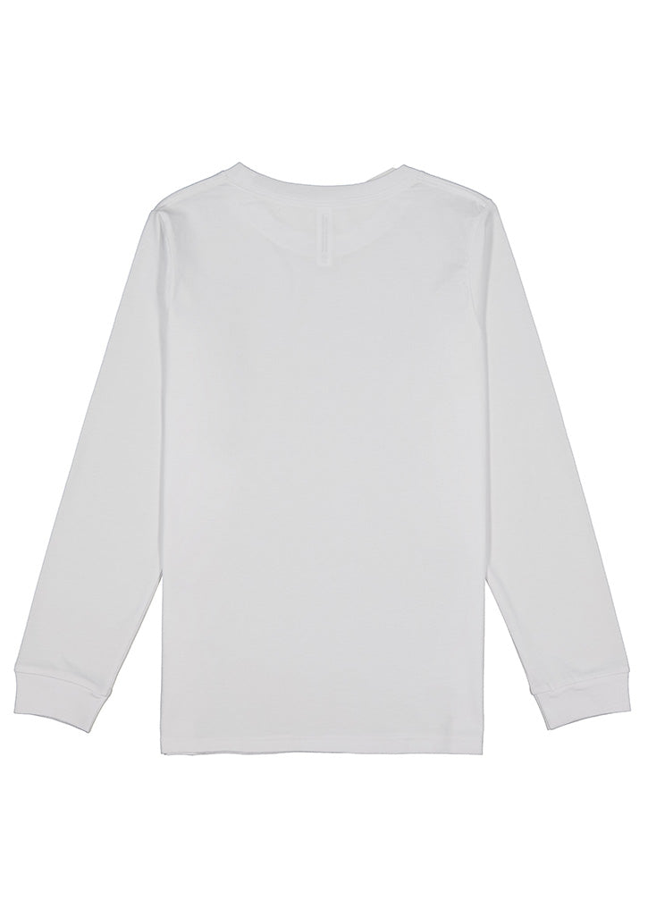 Youth Basis Long Sleeve Tee - White